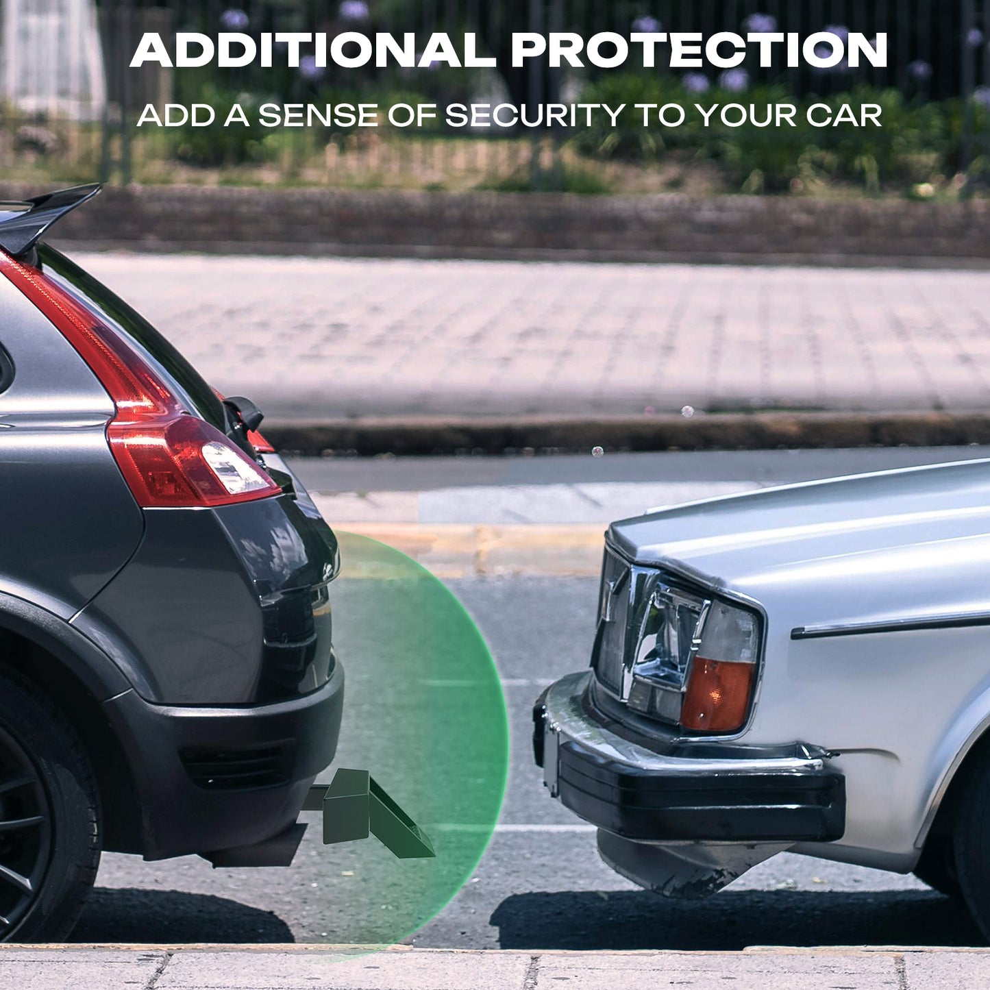 For 2" Receiver Rear Bumper Trailer Towing Hitch Step Bar 32" W X 13.3" L Black