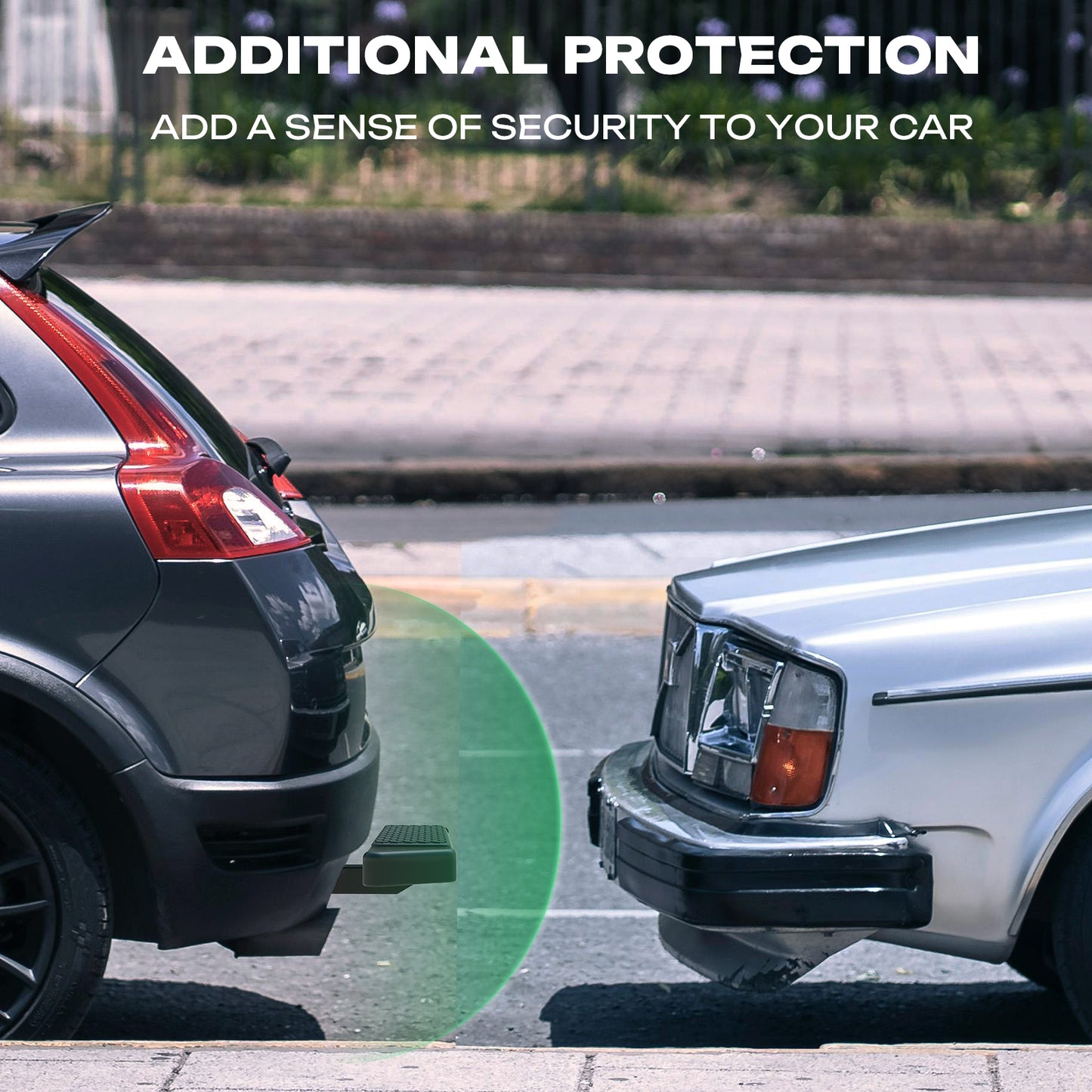 Fit 2-Inch Receiver Trailer Towing Hitch Step Bar Rear Bumper Guard 34" X 11.4"