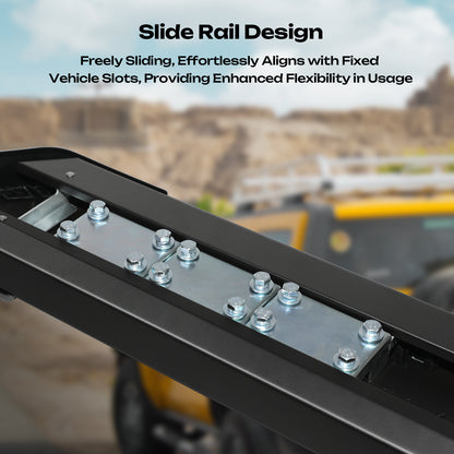 Running Boards 6.5" for 2004-2014 Ford F150 Crew Cab Side Step Bars Nerf Bar BLK