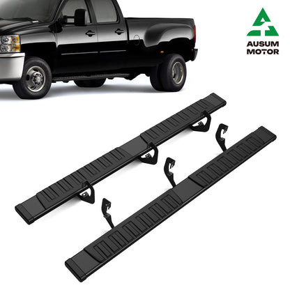Running Boards 6.4'' For 2007-2019 Silverado Sierra 1500 Crew Cab Side Steps Bar